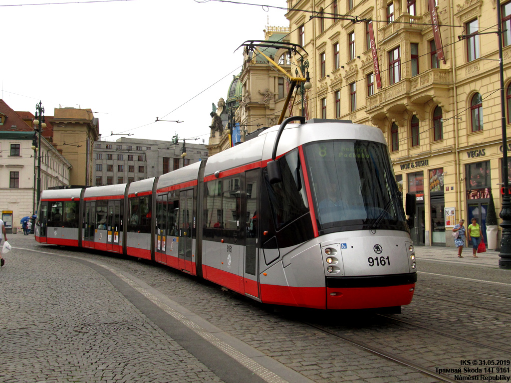 Прага, Škoda 14T Elektra № 9161
