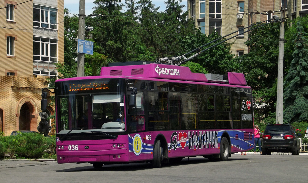 Кременчуг, Bogdan T70117 № 036