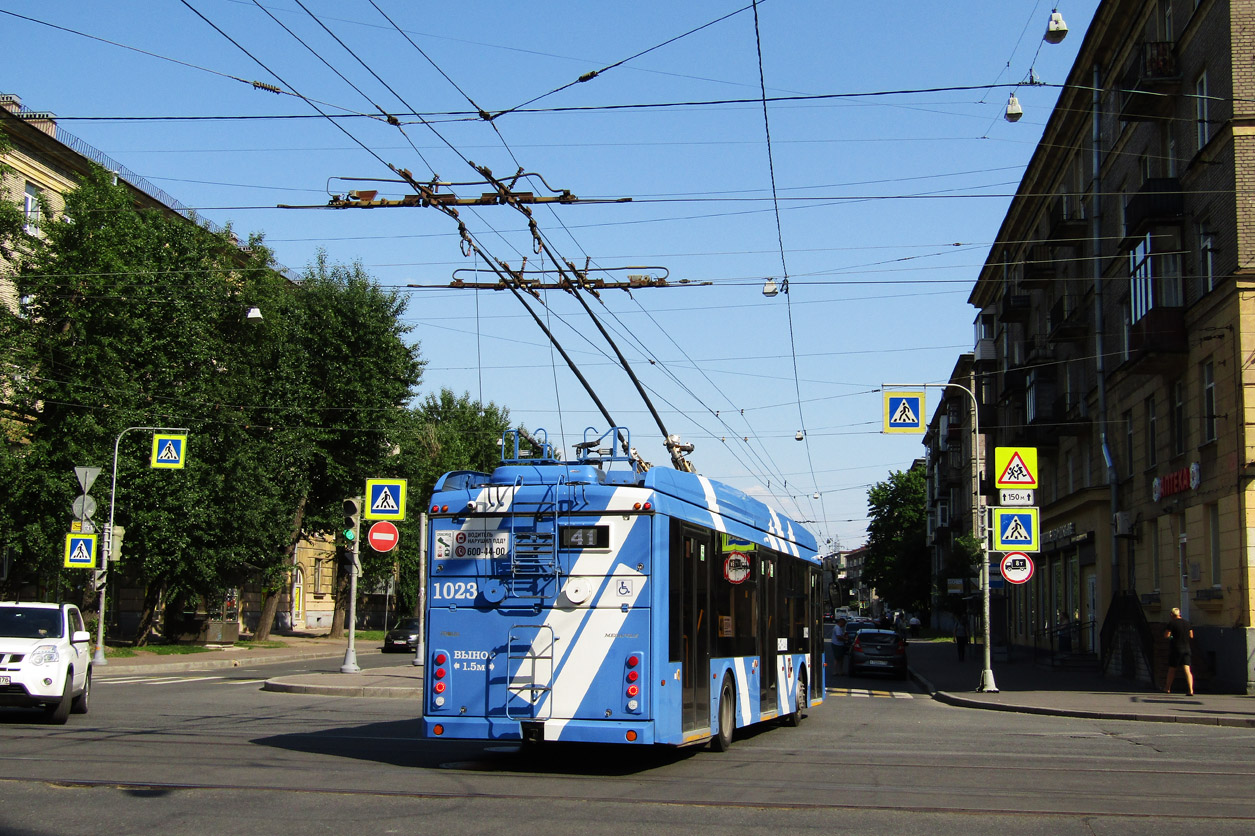Санкт-Петербург, Тролза-5265.08 «Мегаполис» № 1023