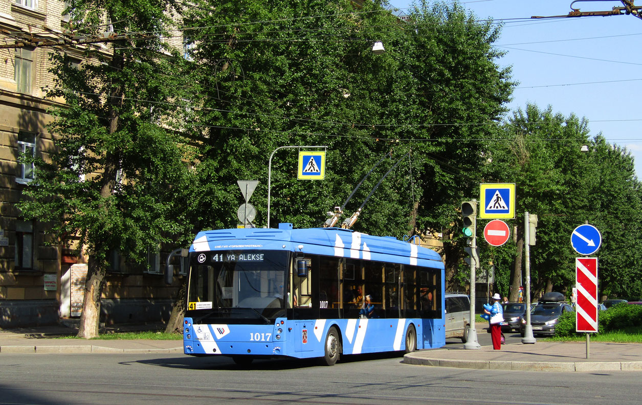Санкт-Петербург, Тролза-5265.08 «Мегаполис» № 1017