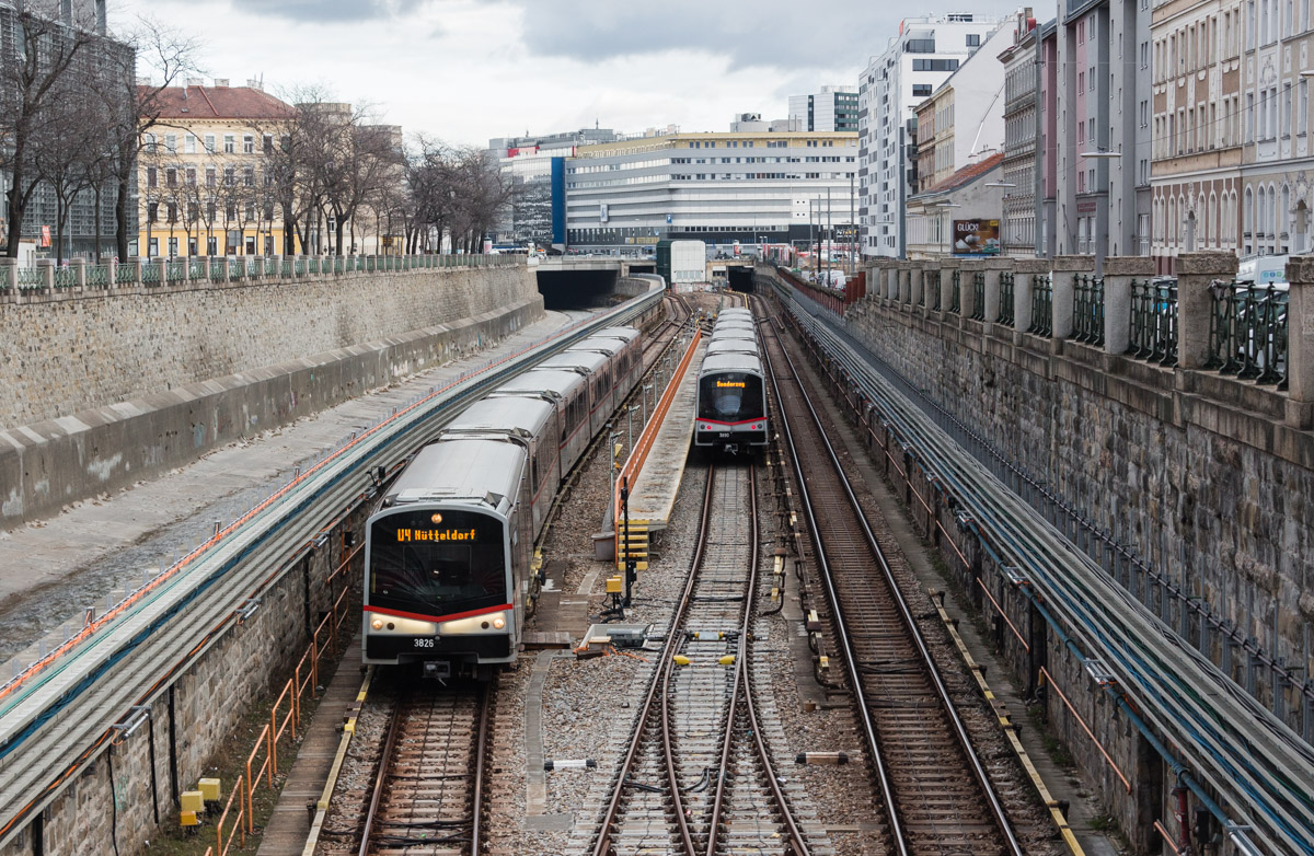 Vienna, Siemens Type V č. 3826; Vienna — U-Bahn — line U4