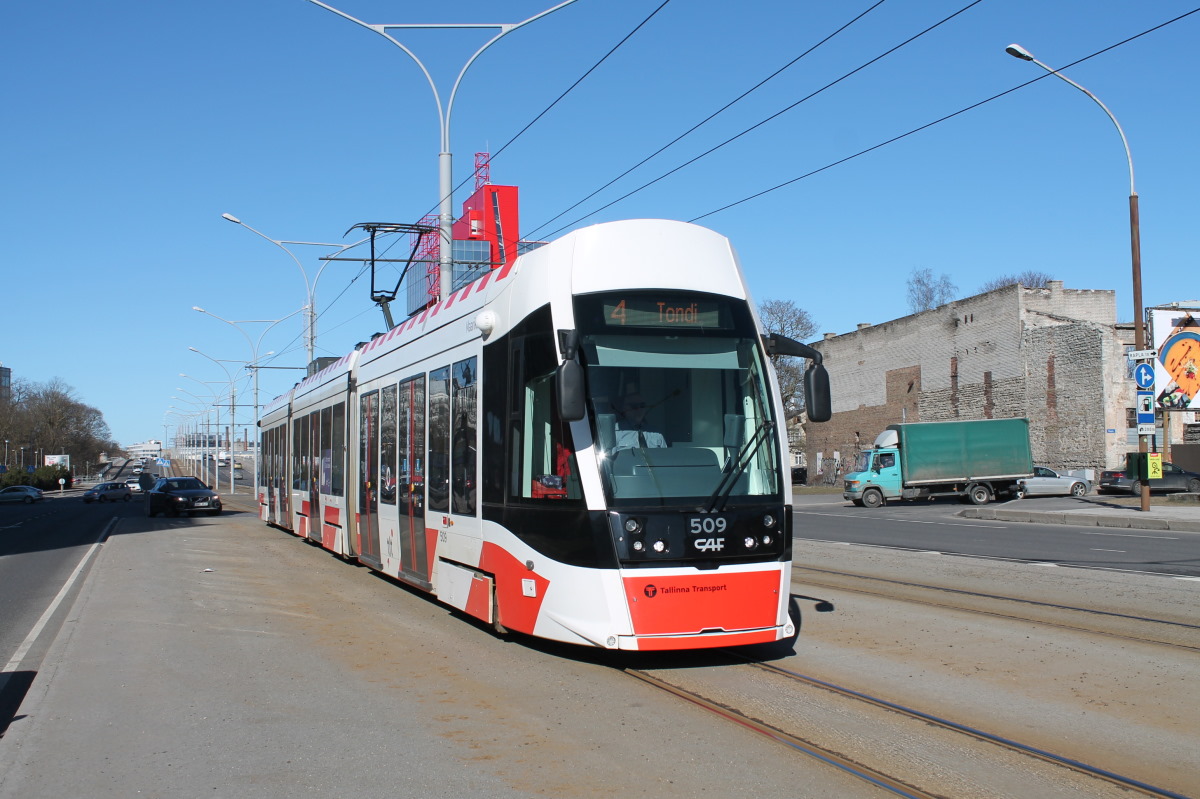 Таллин, CAF Urbos AXL № 509
