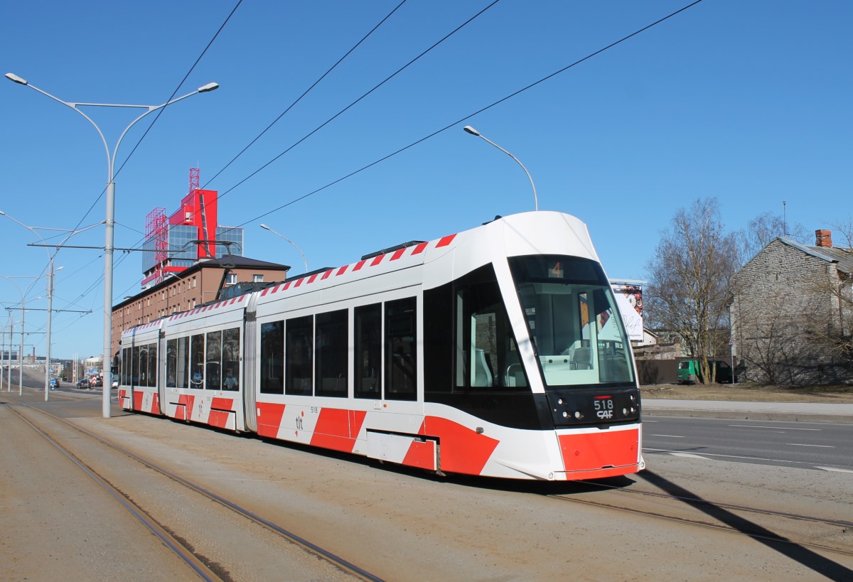 Таллин, CAF Urbos AXL № 518