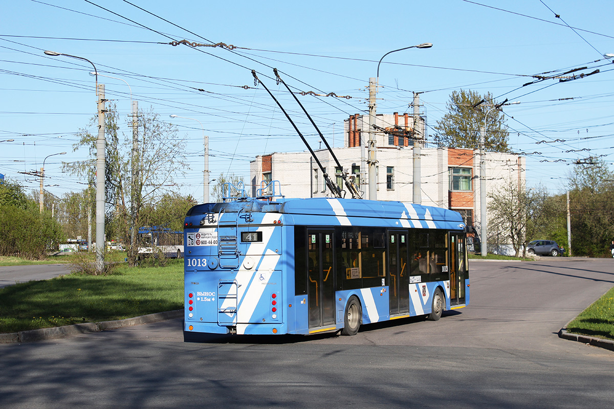 Санкт-Петербург, Тролза-5265.08 «Мегаполис» № 1013 Санкт-Петербург, Тролза-5265.08 «Мегаполис» № 1013