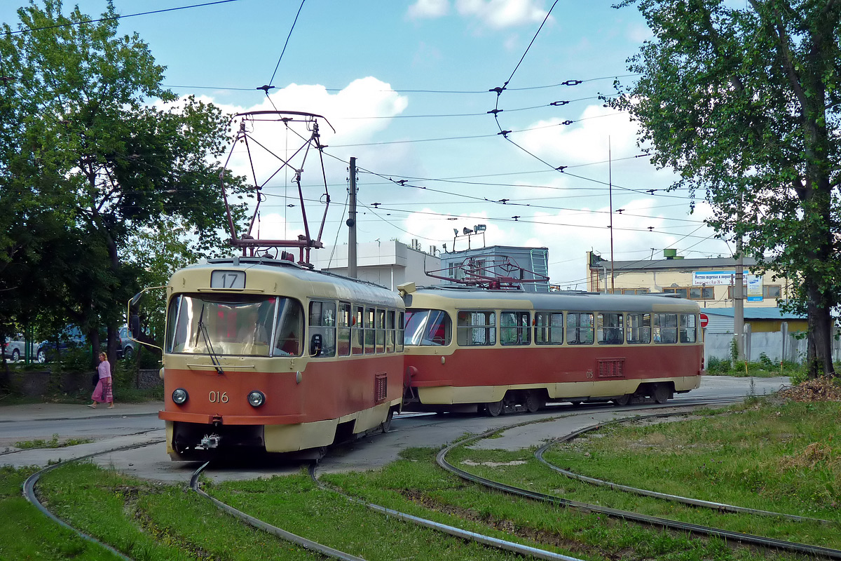 Екатеринбург, Tatra T3SU (двухдверная) № 016; Екатеринбург, Tatra T3SU (двухдверная) № 015