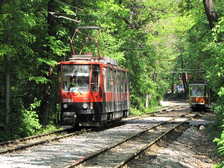Sofia, Tatra T6A2SF Nr 2054; Sofia, Tatra T6A2B Nr 2002 Sofia, Tatra T6A2SF Nr 2054; Sofia, Tatra T6A2B Nr 2002