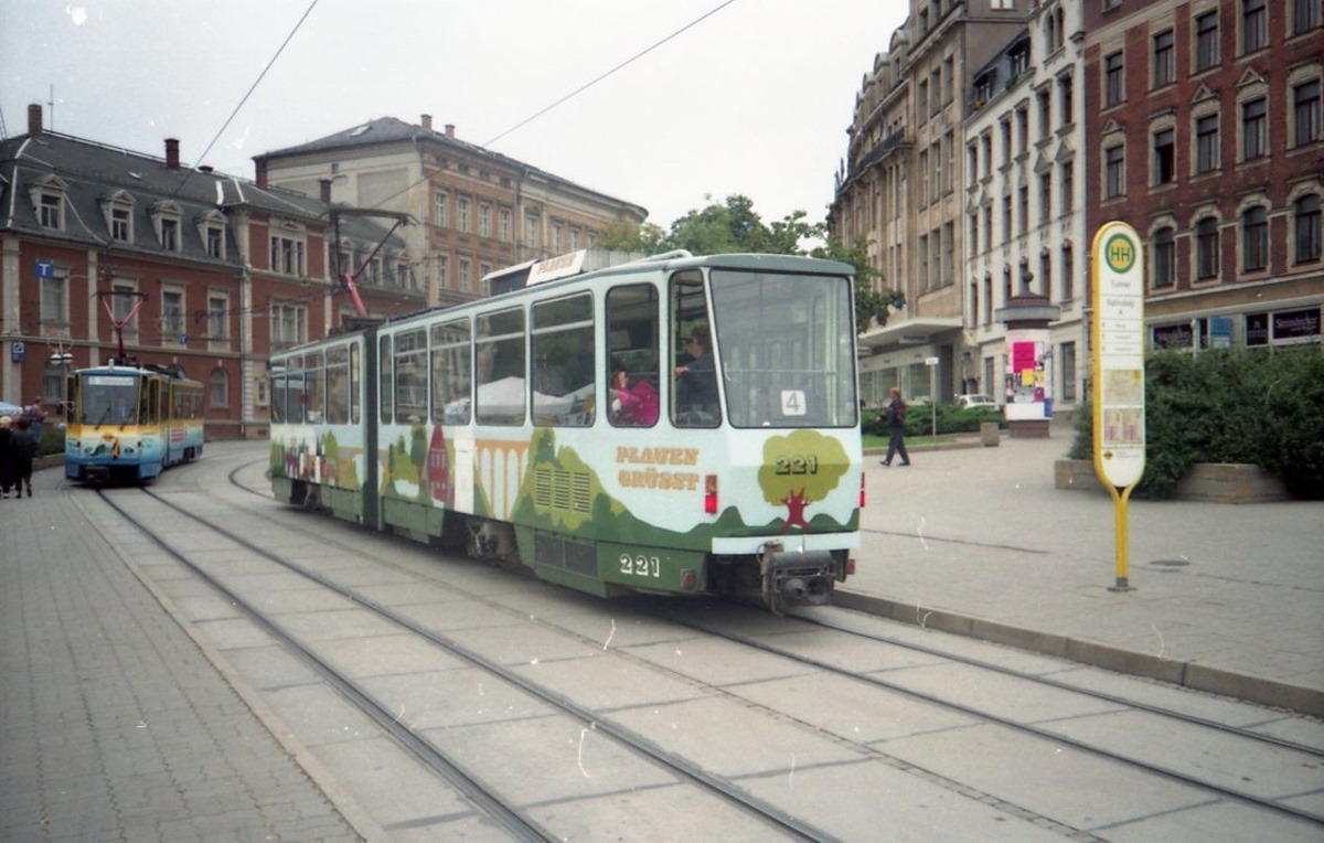 Plauen, Tatra KT4DM № 221