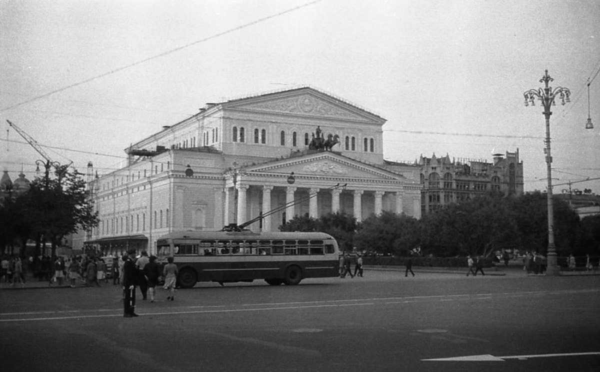 Москва — Исторические фотографии — Трамвай и Троллейбус (1946-1991)