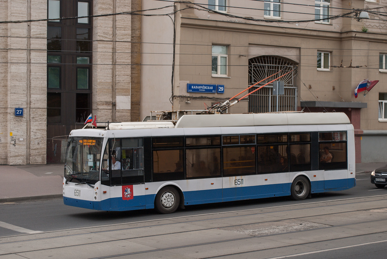 Москва, Тролза-5265.00 «Мегаполис» № 6511