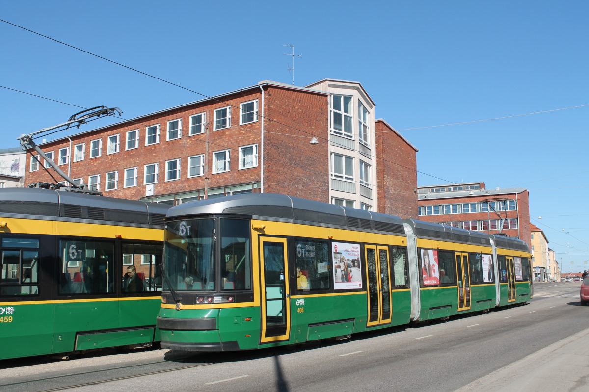 Хельсинки — Эспоо, Škoda ForCity Smart Artic MLNRV3 № 408