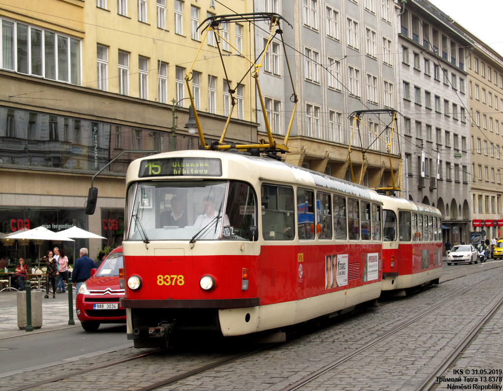 Прага, Tatra T3R.P № 8378