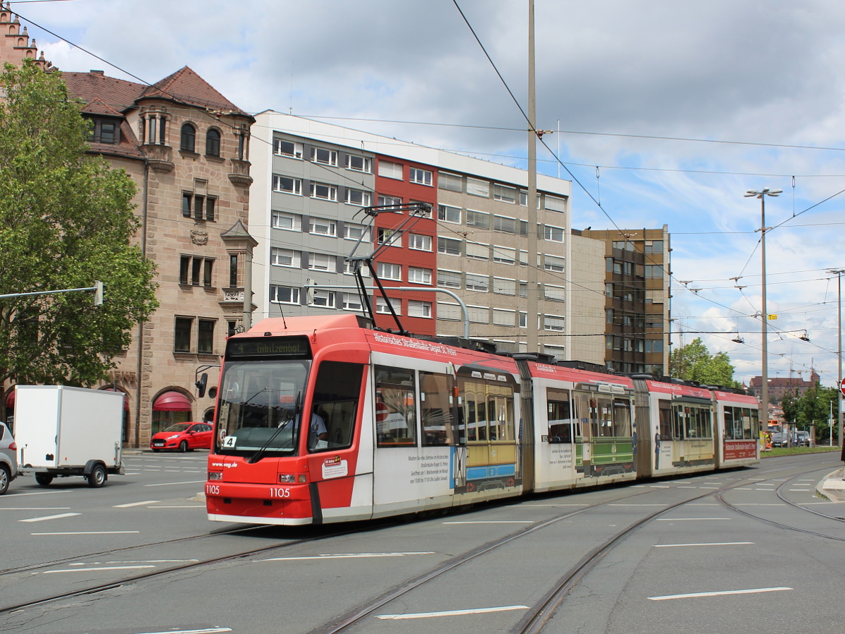 Нюрнберг, Adtranz GT8N2 № 1105