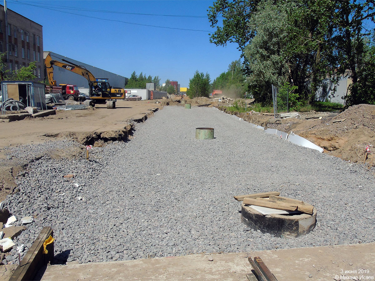 Saint-Petersburg — Tram lines construction