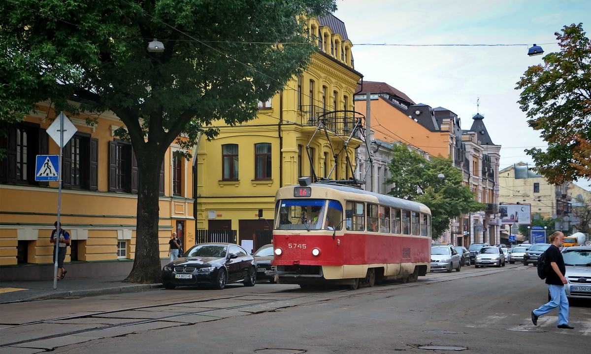 Киев, Tatra T3SU № 5745 Киев, Tatra T3SU № 5745