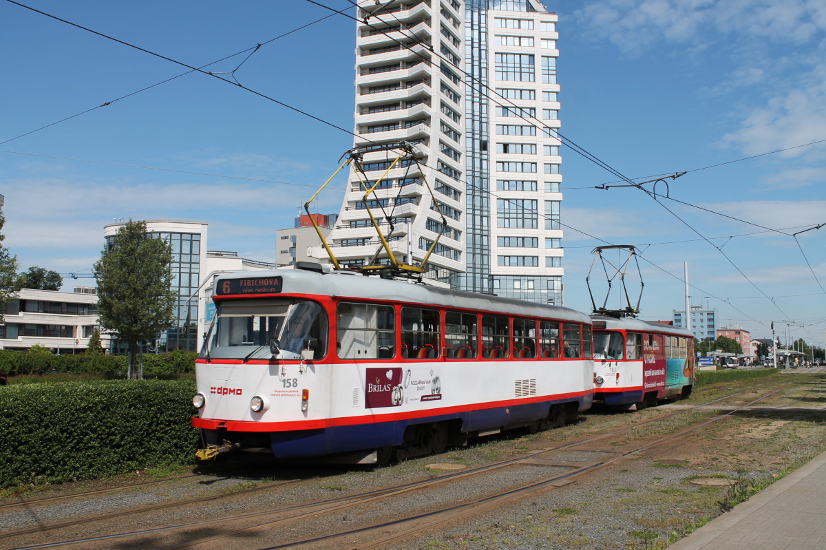 Olomouc, Tatra T3R.P Br. 158; Olomouc, Tatra T3R.P Br. 183