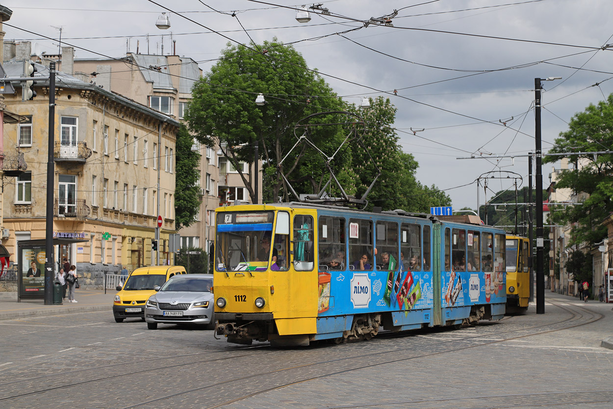 Львов, Tatra KT4SU № 1112