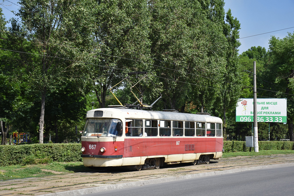 Каменское, Tatra T3SU № 667