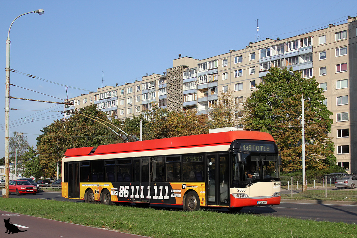 Vilnius, Solaris Trollino II 15 AC # 2685 Vilnius, Solaris Trollino II 15 AC # 2685