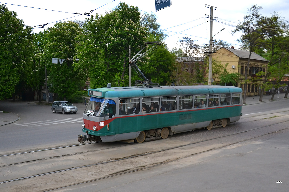 Днепр, Tatra T4DM № 1418