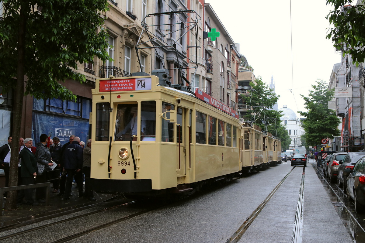 Antwerpen, SNCV Standard wooden motor car nr. 9994; Antwerpen — Reopening of the tram museum (15/06/2019)