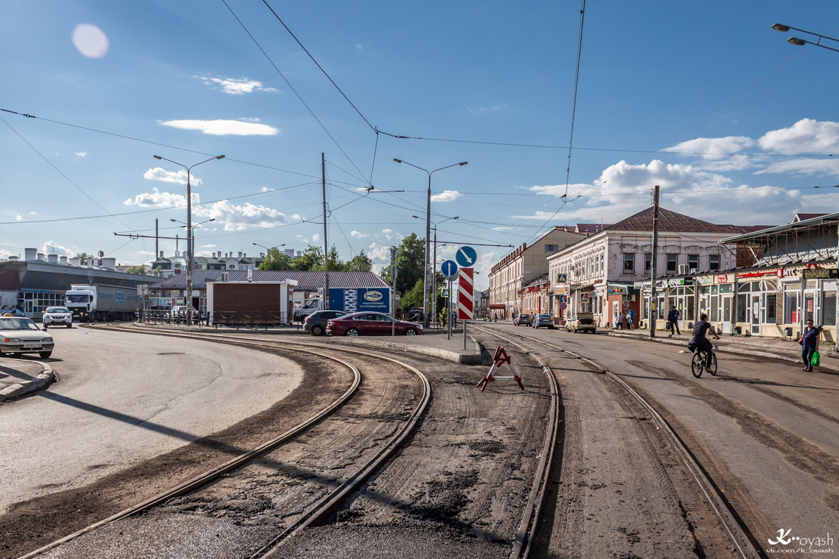 Казань — Большое трамвайное кольцо; Казань — Линии ГЭТ [1] — Центр; Казань — Линии ГЭТ [6] — Линии без маршрутного движения