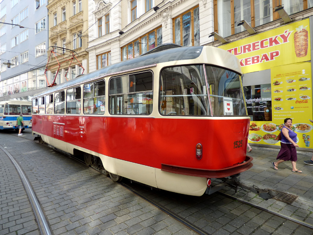 Брно, Tatra T3 № 1525; Брно — Dopravní nostalgie 2019