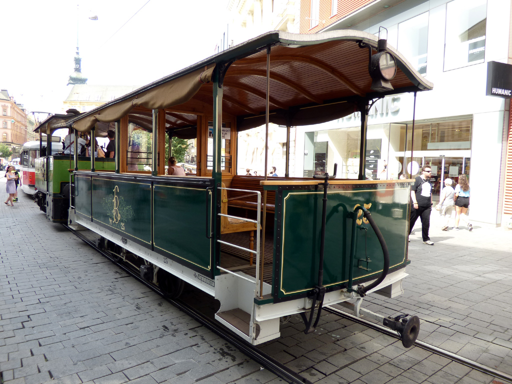 Brno, Graz 2-axle trailer car Nr 25; Brno — Dopravní nostalgie 2019