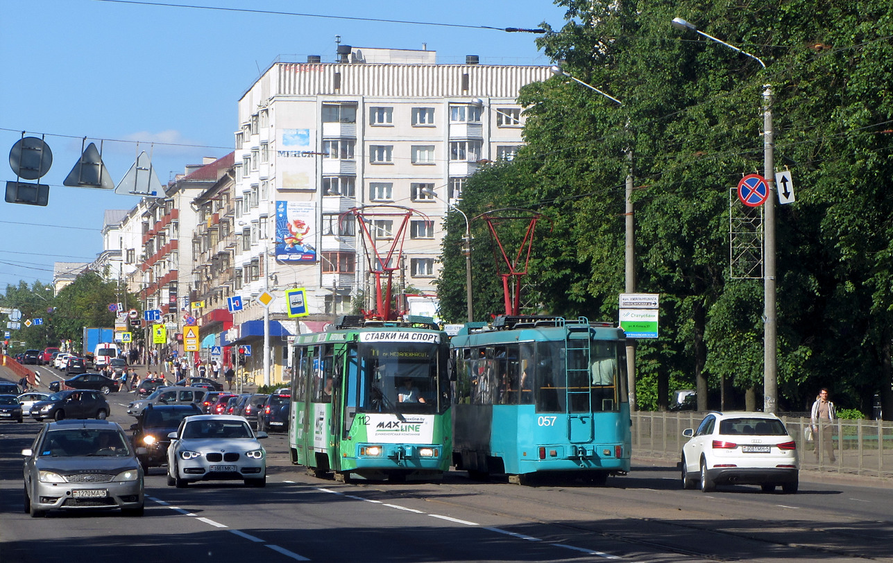 Минск, БКМ 60102 № 112; Минск, БКМ 60102 № 057