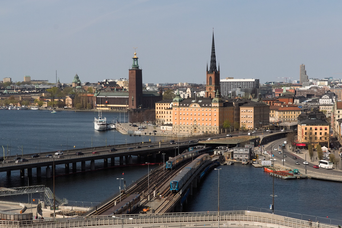 Стокгольм — Tunnelbana — Зелёная линия | Gröna Linjen; Стокгольм — Tunnelbana — Красная линия | Röda Linjen