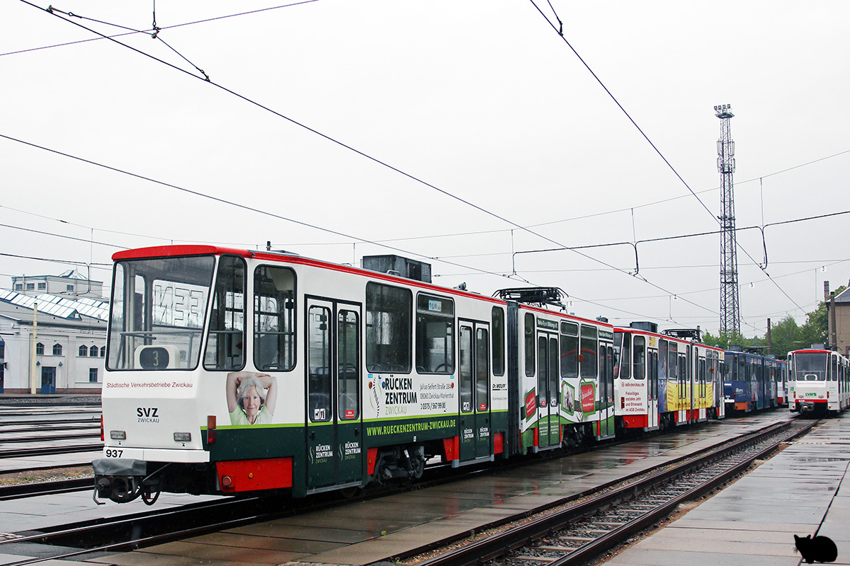 Цвиккау, Tatra KT4DMC № 937; Цвиккау — Юбилей: 125 лет трамваю в Цвиккау (11./12.05.2019)