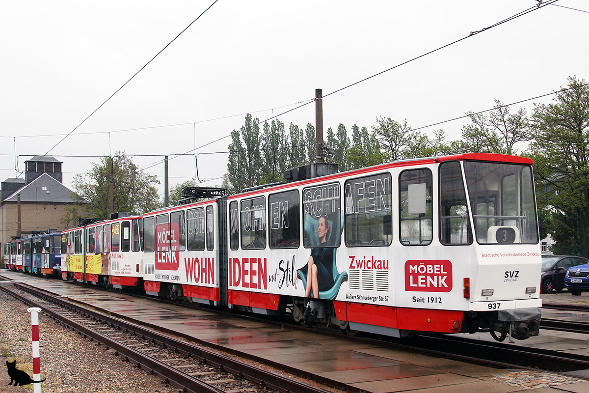 Цвиккау, Tatra KT4DMC № 937; Цвиккау — Юбилей: 125 лет трамваю в Цвиккау (11./12.05.2019)