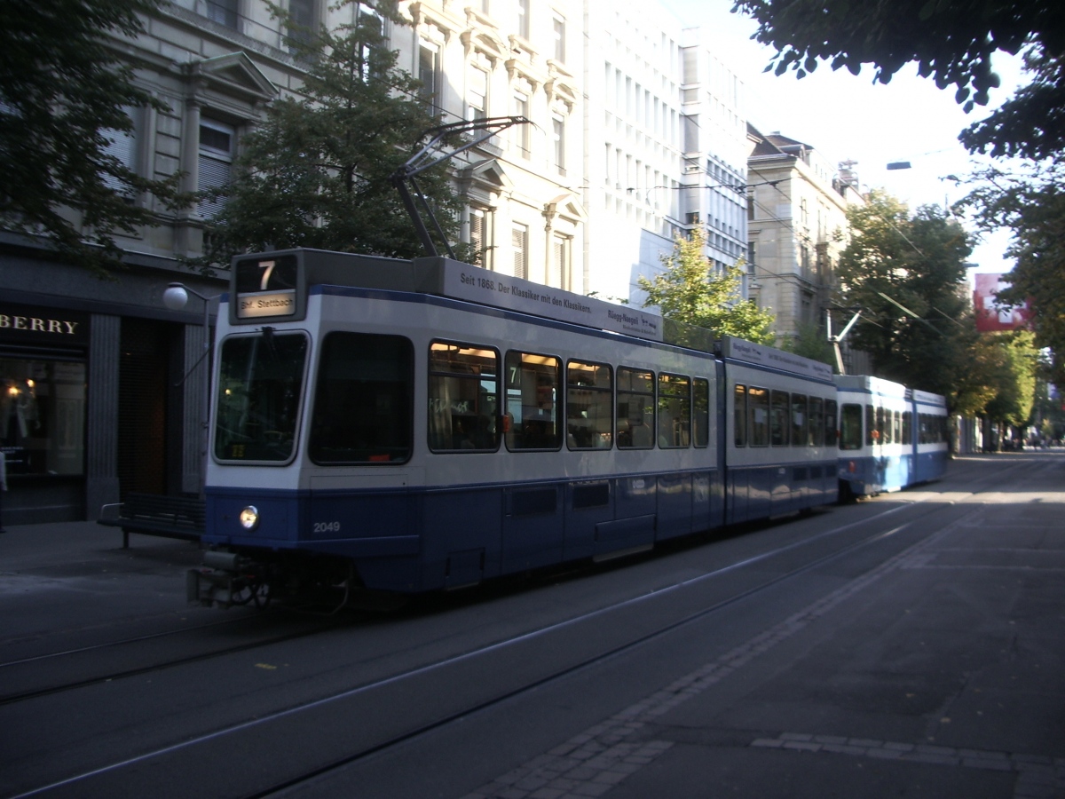 Цюрих, SWP/SIG/BBC Be 4/6 "Tram 2000" № 2049