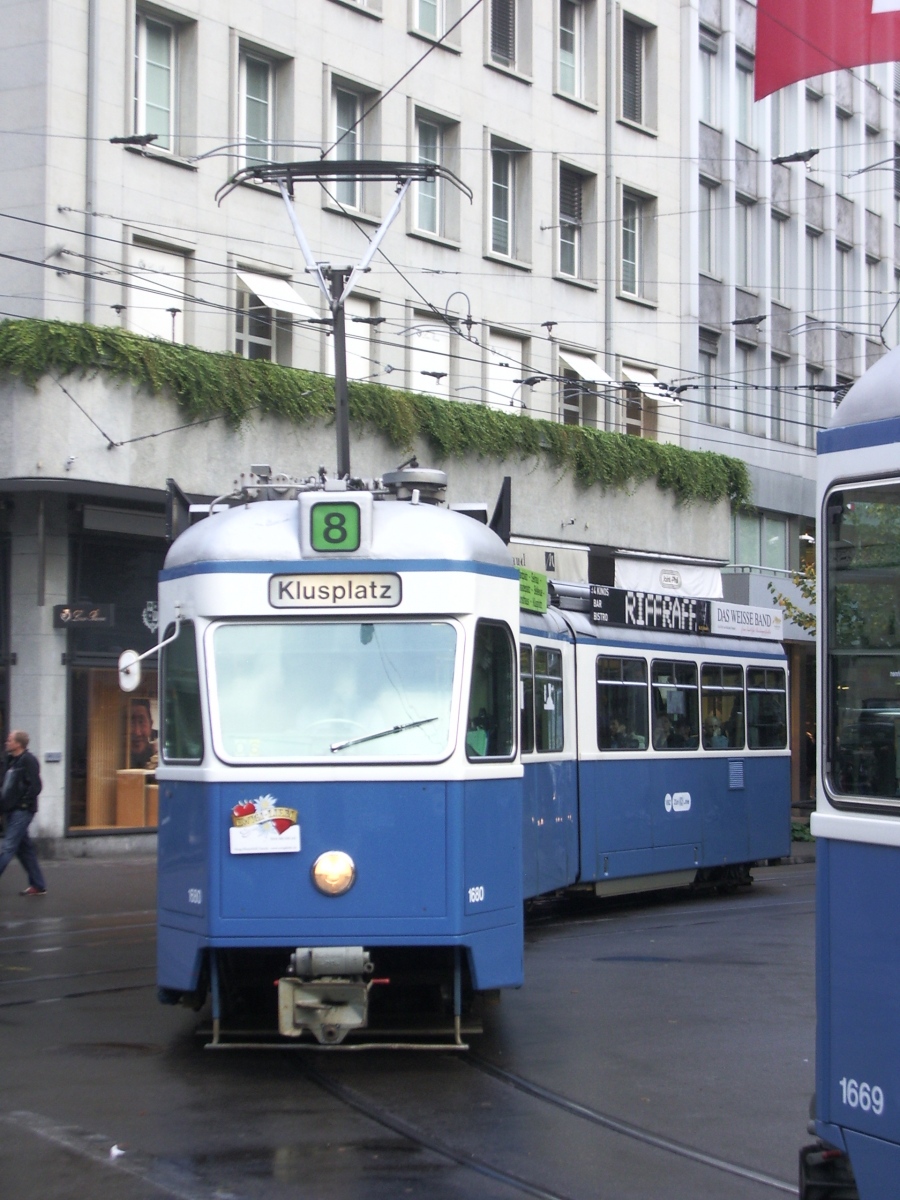 Цюрих, SWS/SIG/BBC Be 4/6 "Mirage" № 1680