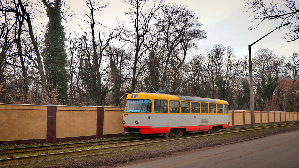Одесса, Tatra T3R.P № 4012