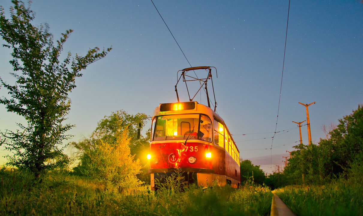 Мариуполь, Tatra T3A № 735