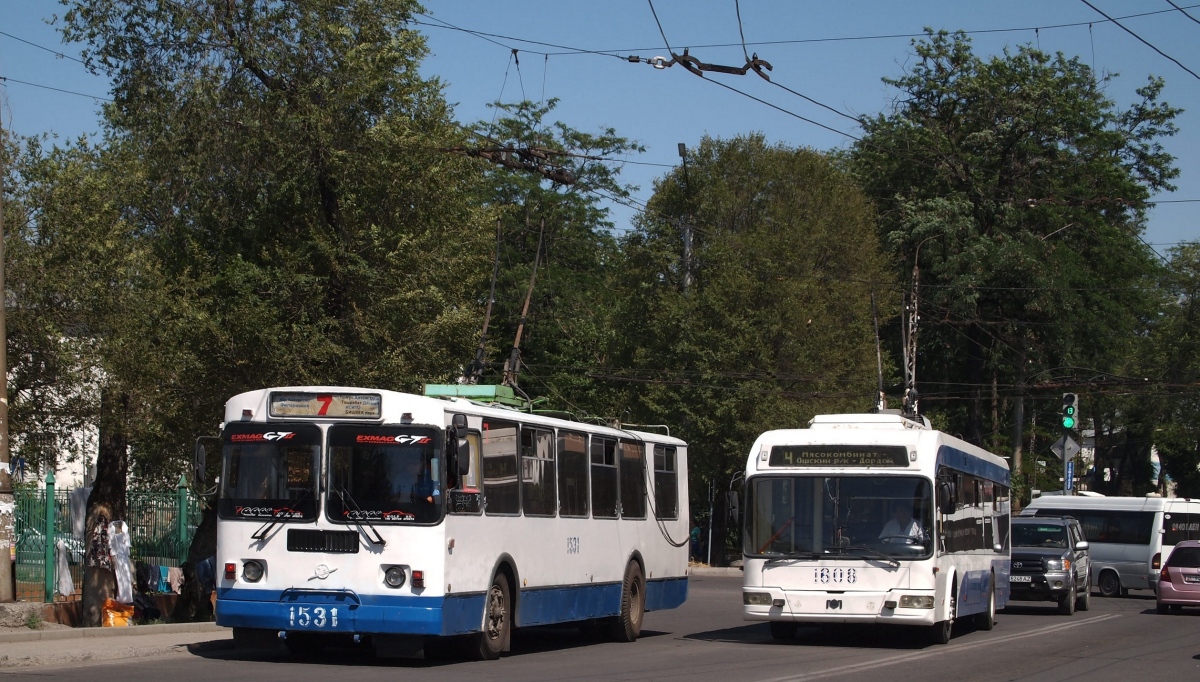 Бишкек, ЗиУ-682Г-018 [Г0Р] № 1531; Бишкек, БКМ 32102 № 1608