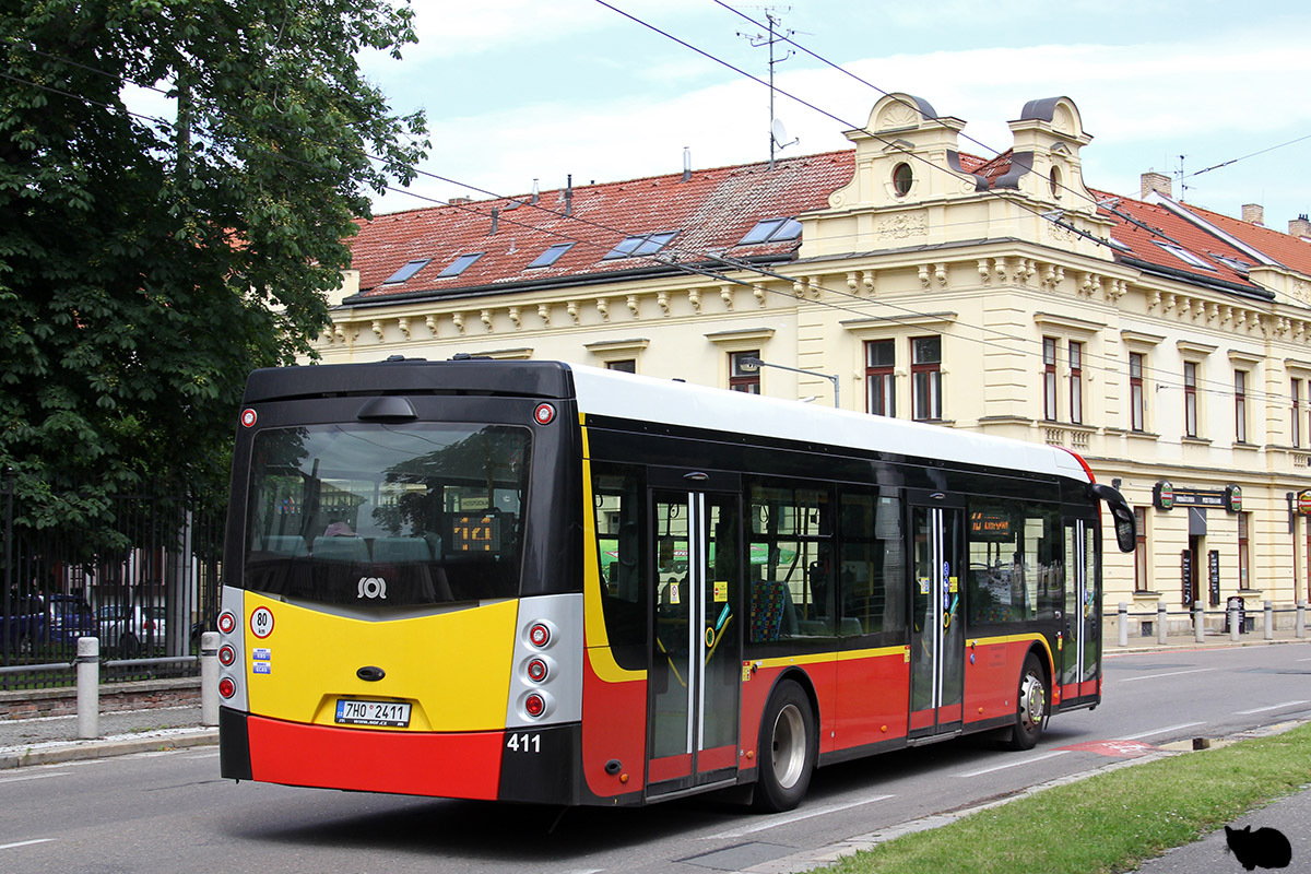 Градец-Кралове, SOR NS 12 Electric № 411