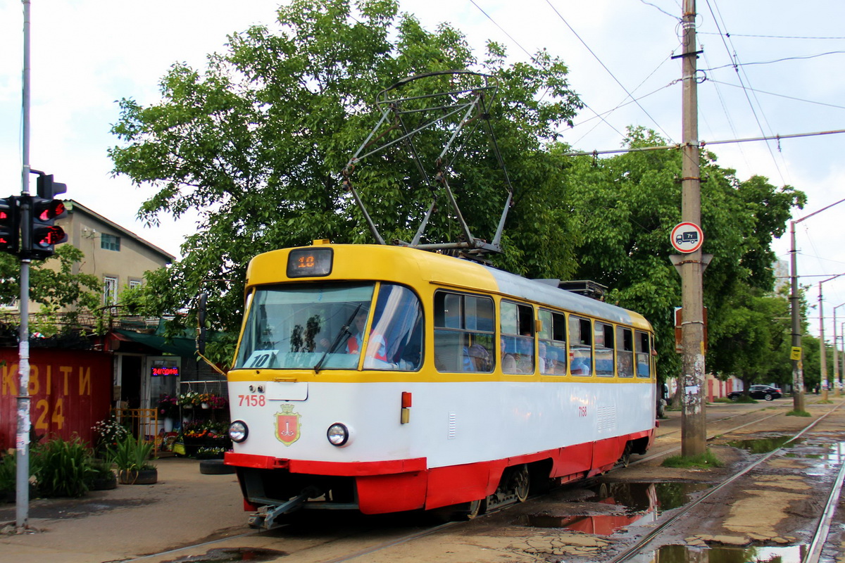 Одесса, Tatra T3A № 7158