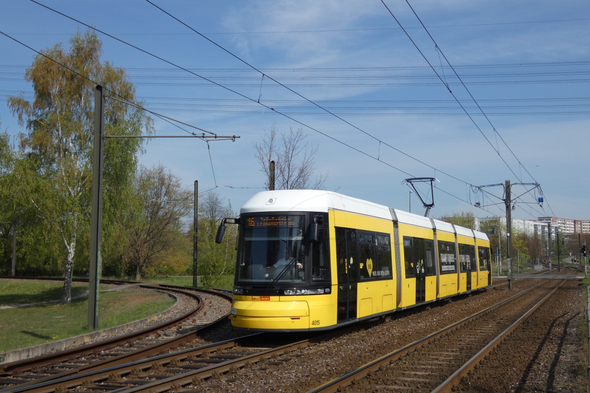 Берлин, Bombardier Flexity Berlin (GT6-08ZR/F6Z) № 4015