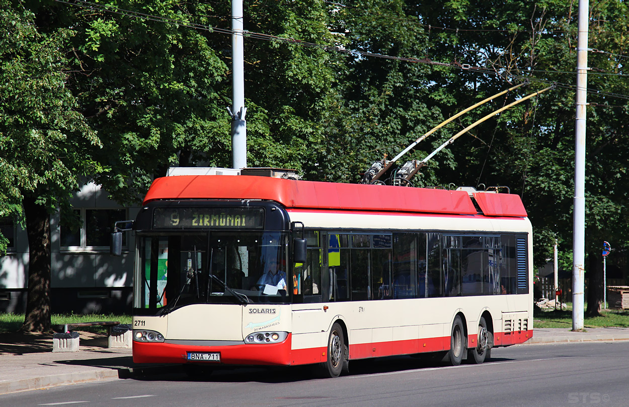 Vilnius, Solaris Trollino II 15 AC č. 2711