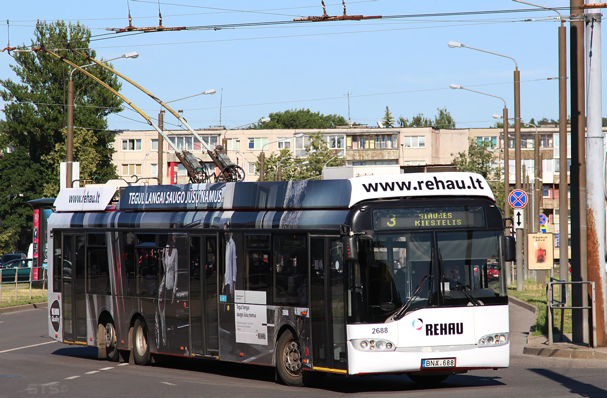 Вильнюс, Solaris Trollino II 15 AC № 2688