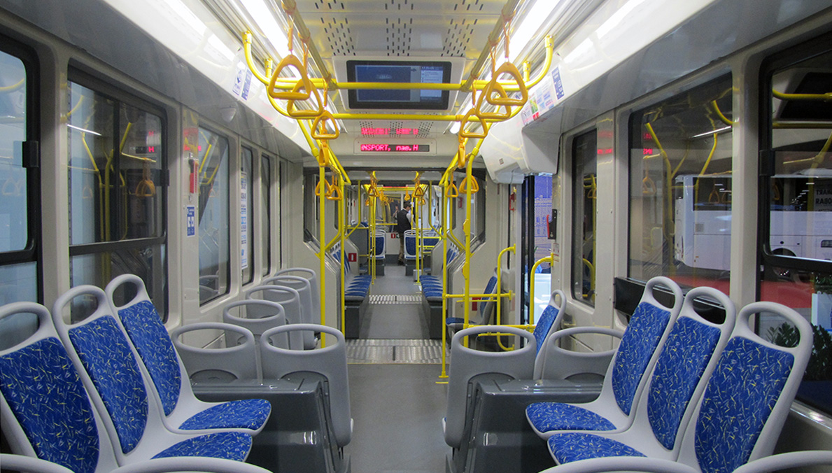 Санкт-Петербург, 71-633 № б/н; Санкт-Петербург — IV Международный инновационный форум пассажирского транспорта «SmartTRANSPORT»; Санкт-Петербург — Новые трамвайные вагоны