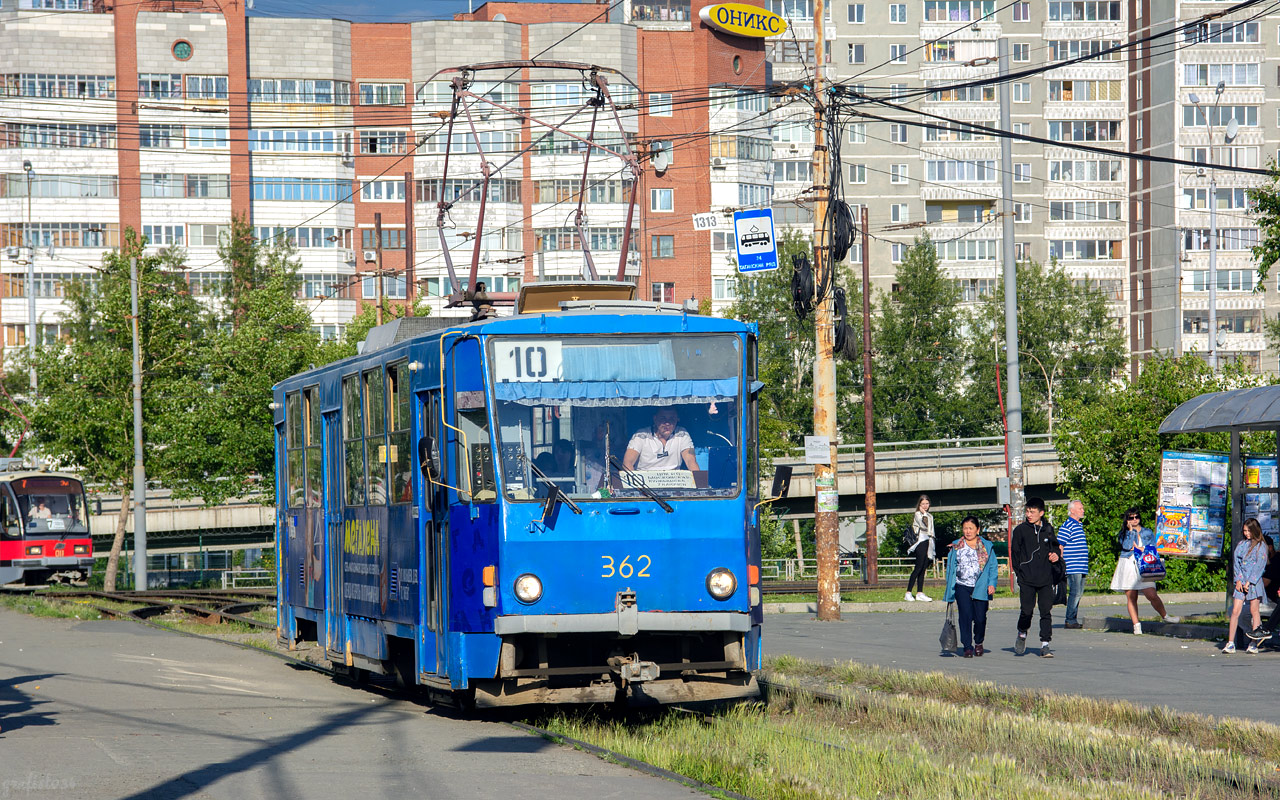 Екатеринбург, Tatra T6B5SU № 362