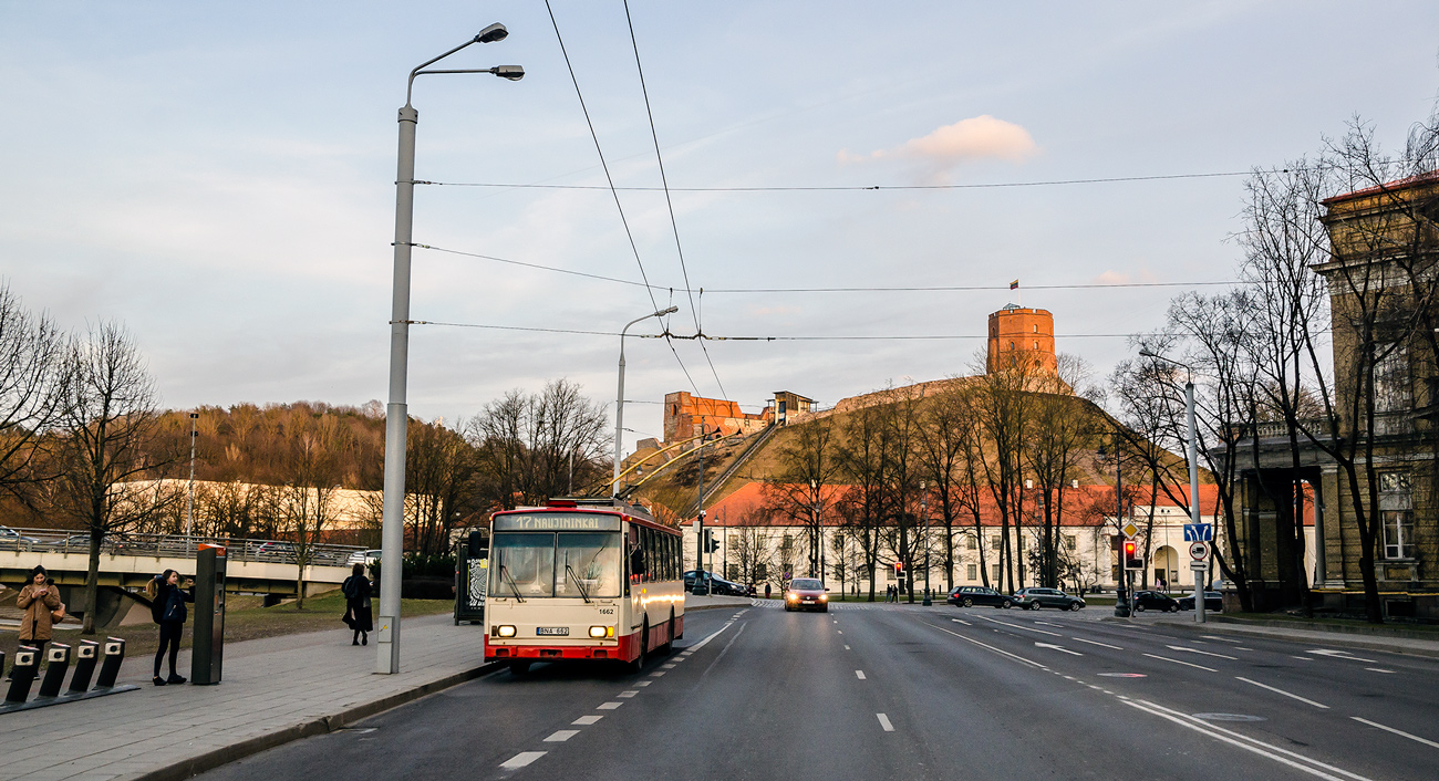 Вильнюс, Škoda 14Tr17/6M № 1662 Вильнюс, Škoda 14Tr17/6M № 1662