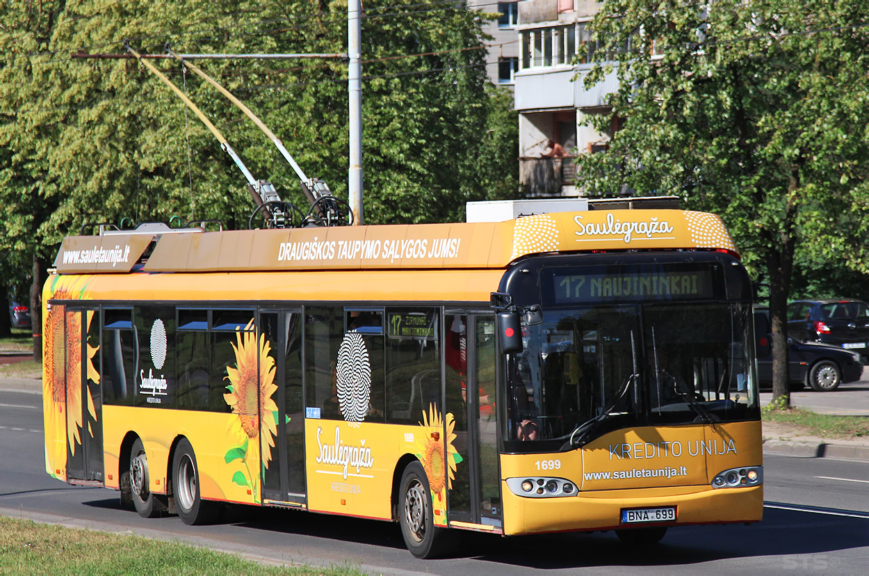 Вильнюс, Solaris Trollino II 15 AC № 1699
