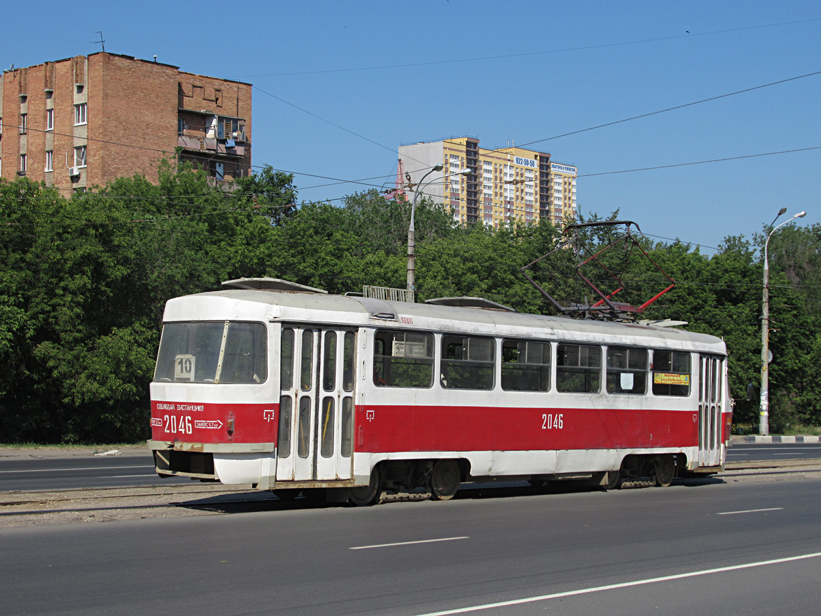 Самара, Tatra T3SU (двухдверная) № 2046