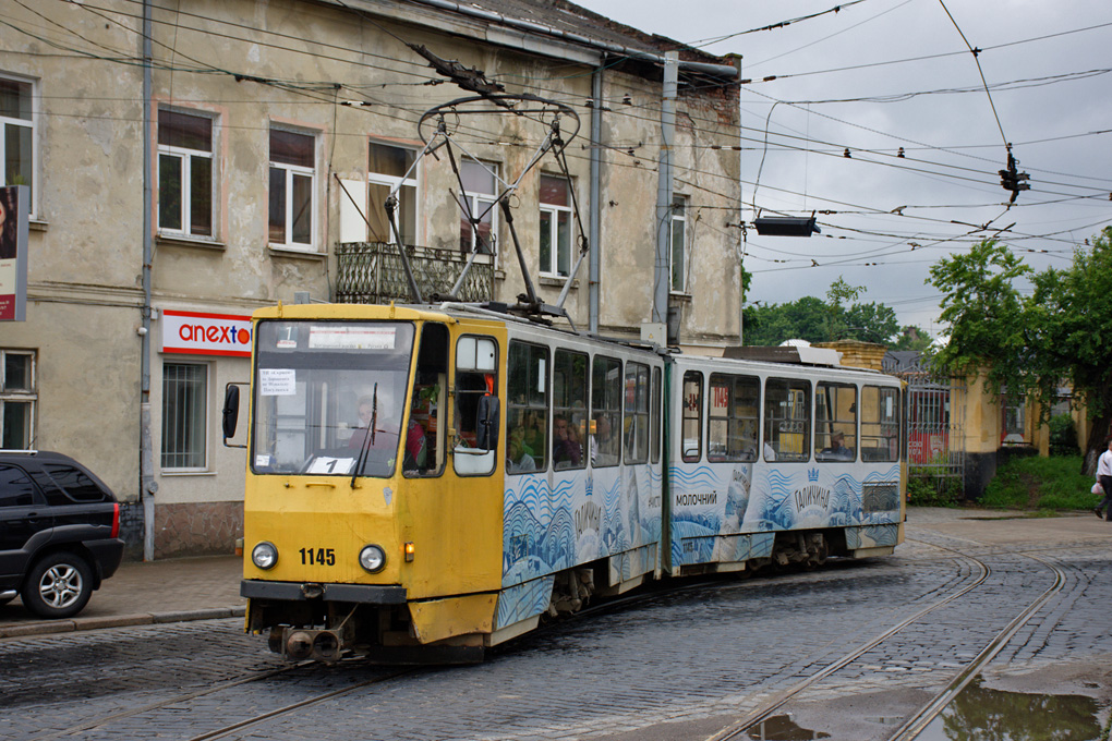 Львов, Tatra KT4SU № 1145
