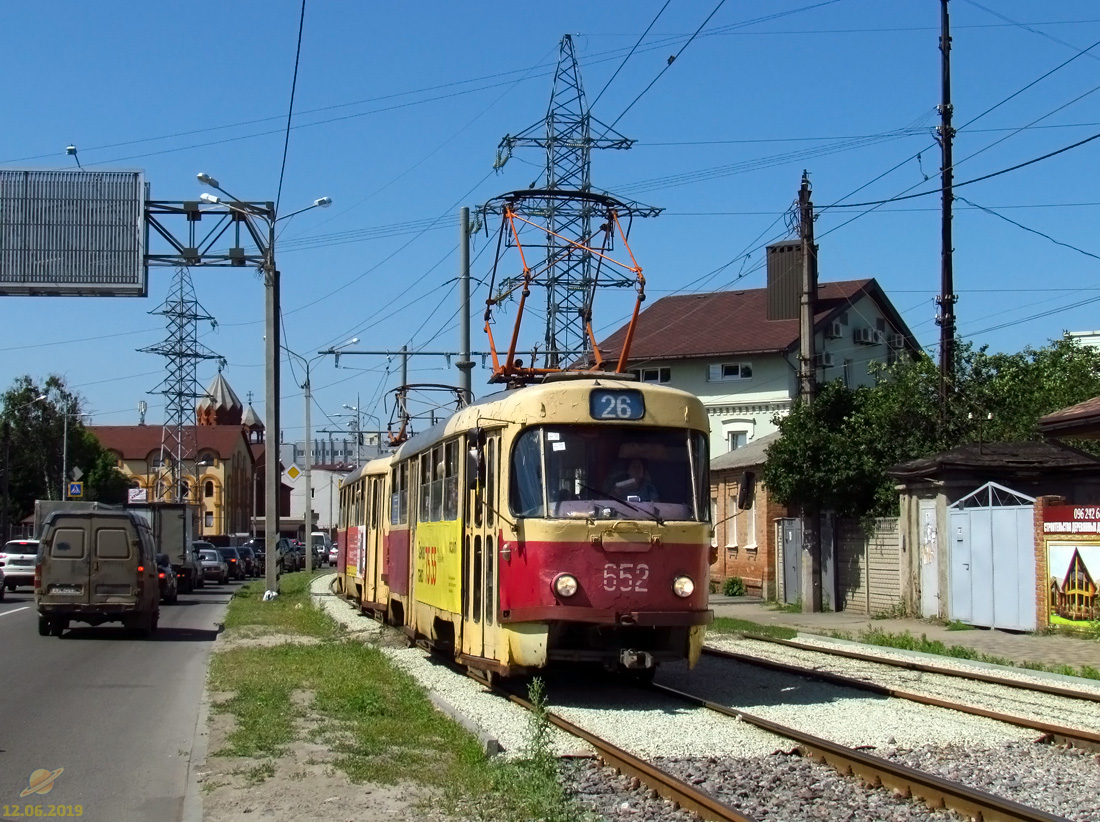 Харьков, Tatra T3SU № 652