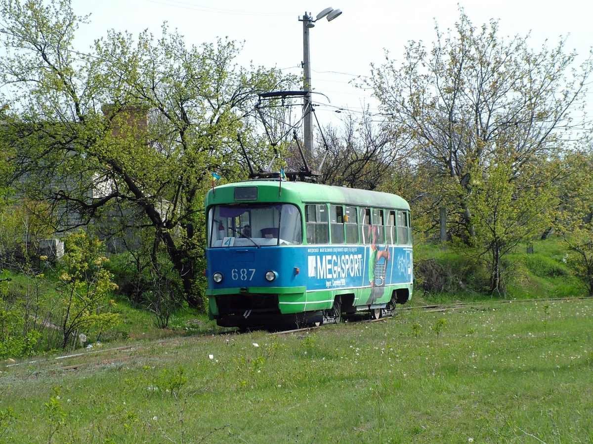 Каменское, Tatra T3SU № 687