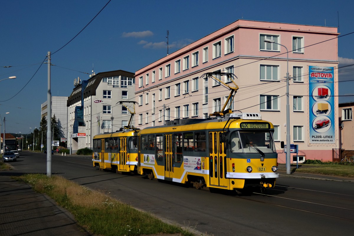 Пльзень, Tatra T3R.PLF № 321
